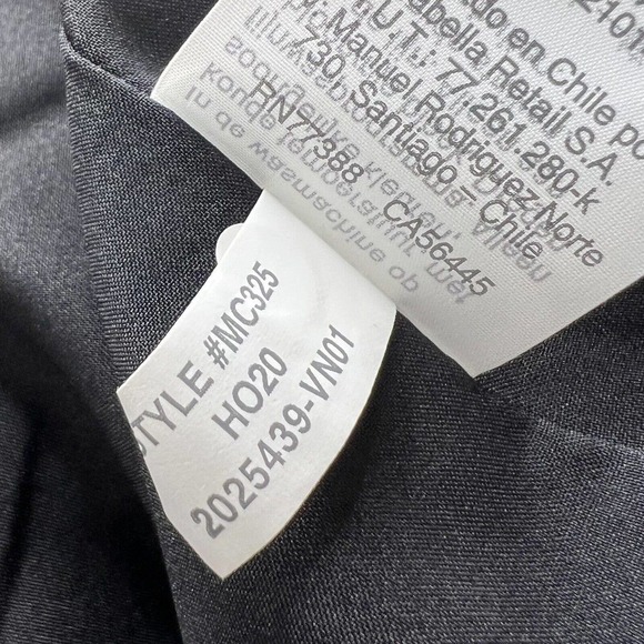 Madewell Black & Gold Metallic Jacquard Faux Wrap Tiered Mini Dress XL NWT - Picture 13 of 16